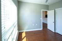 Spacious Bedroom with linen closet.