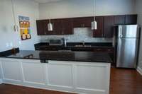 Clubhouse kitchen.