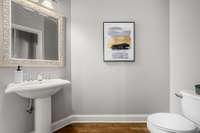 Half Bath off the Living Room