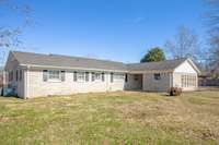 Back of property