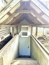 Imagine the possibilities with this exterior entry basement !