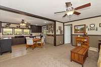 Open floor concept