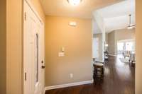 As you enter this beautifully maintained unit, you are greeted by hardwood flooring and an open concept floor plan.