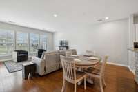 Open concept allows for lots of flexibility with this living space.