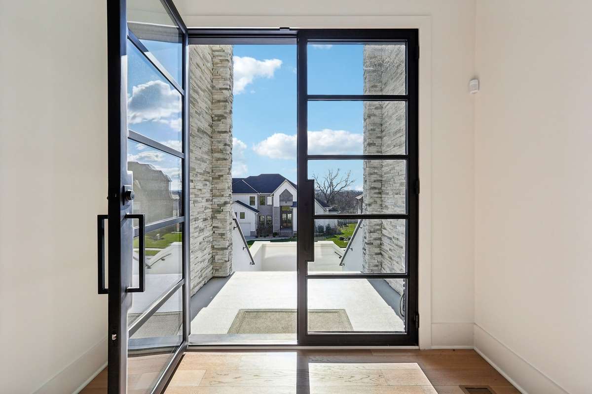 Custom metal double doors!  AMAZING views!!!