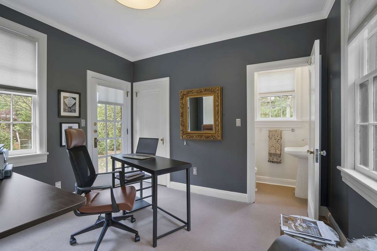 Another view of the 3rd main level bedroom/office.