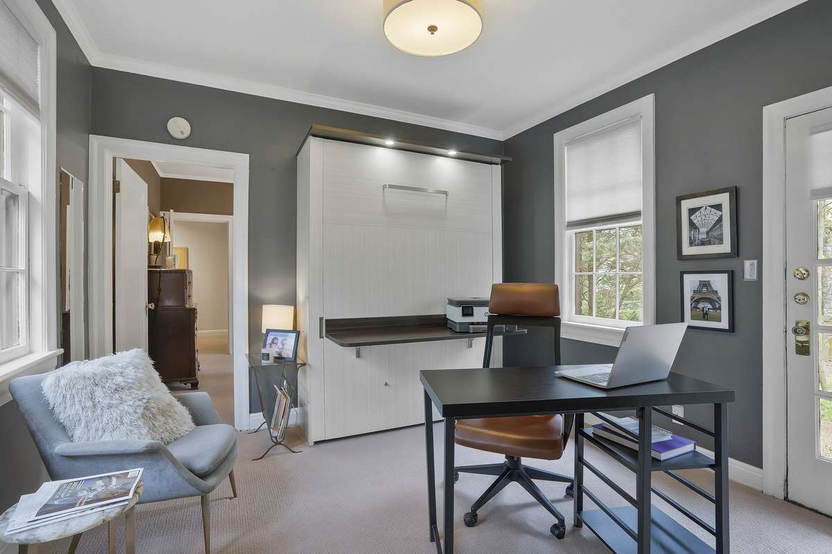 3rd Main Level Bedroom as an Office.
