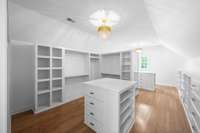 The walk-in closet of your dreams.