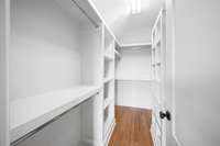 Big walk-in closets for all of the bedrooms.