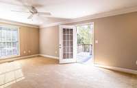 Master Bed opens to back deck