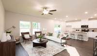 Photo is not of the actual home, but is an inspirational photo of builder’s model home and may depict options, furnishings, and/or decorator features that are not included