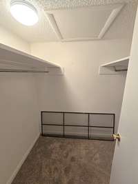 Upstairs closet