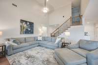 Bright and open living room, ideal for entertaining or relaxing with family.