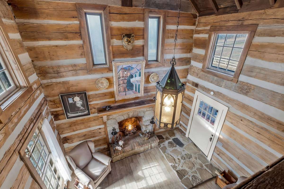 Living room from the balcony.
