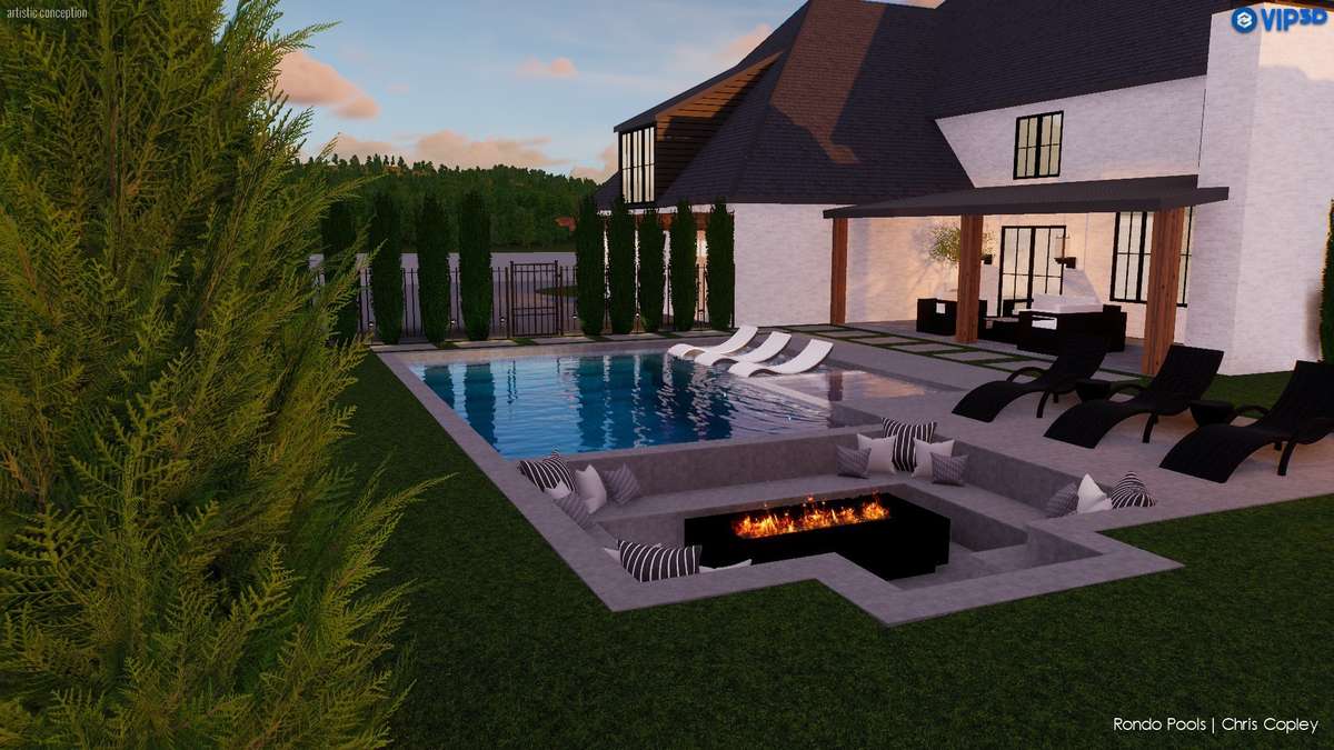 Pool Concept Renderings by Rondo Pools