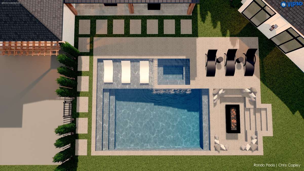 Pool Concept Renderings by Rondo Pools