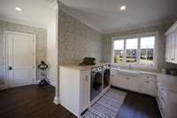 The most elegant laundry room ever.