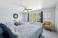Bedroom 3 offers a ceiling fan and large window. 2326 Amber Glen Dr.  Murfreesboro, TN 37128