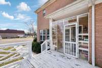 Screened patio door that leads to the deck! 2326 Amber Glen Dr.  Murfreesboro, TN 37128