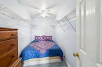 Walk-in closet with fan and built-in shelving! 2326 Amber Glen Dr.  Murfreesboro, TN 37128