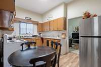 The kitchen is centrally located and a great space to gather for delicious meals! 512 Childers St Pulaski, TN 38478