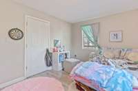 Second bedroom with fresh neutral paint and LVP flooring. 403 Victoria St.  Pulaski, TN 38478