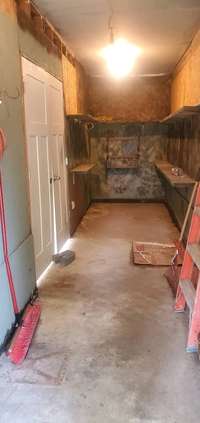 6x12 storage off of carport