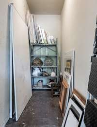 Secure storage accessible right outside the front door