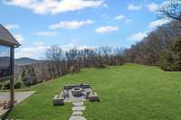 Gather around the fire pit and take in the breathtaking views.