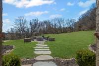 Gather around the fire pit and take in the breathtaking views.