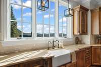 Cook and entertain in style with this spacious kitchen, seamlessly connecting to the living areas.