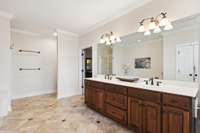 Solid cherry cabinetry