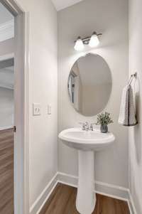 1/2 Bath Downstairs.