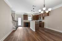 Dining space.