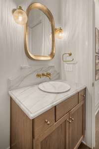 Main floor powder bath.