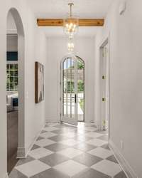 Enjoy the arched entries and attention to detail.