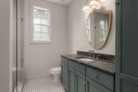 Bedroom 4's bathroom.