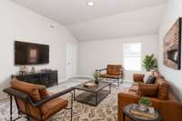 or a Mancave/Bonus Room | Virtually Staged