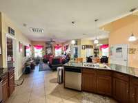 kitchen/living room