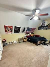 bedroom with full bathroom inside