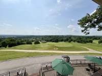 Beautiful view of part of the golf course from the clubhouse!