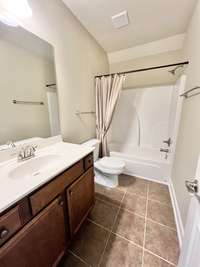 Full bath #2 on the main level - Located just off BR #2 - So easy access also for guests.