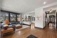 Rare to find in a historic home this wonderful oversized rooms.