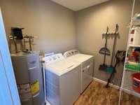 Apartment utility room