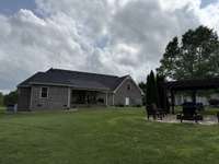 Rear view of home