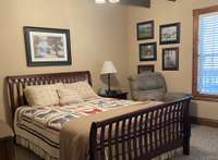 One of the two beds down