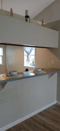 Kitchen bar area.