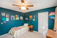 It also has a walk-in closet.