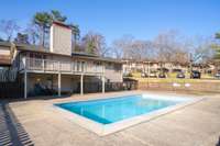 And it's an easy walk down to the pool, laundry and clubhouse! (Artistic license... the pool isn't quite open yet!)
