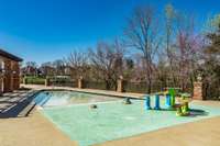 kiddie pool with fountains